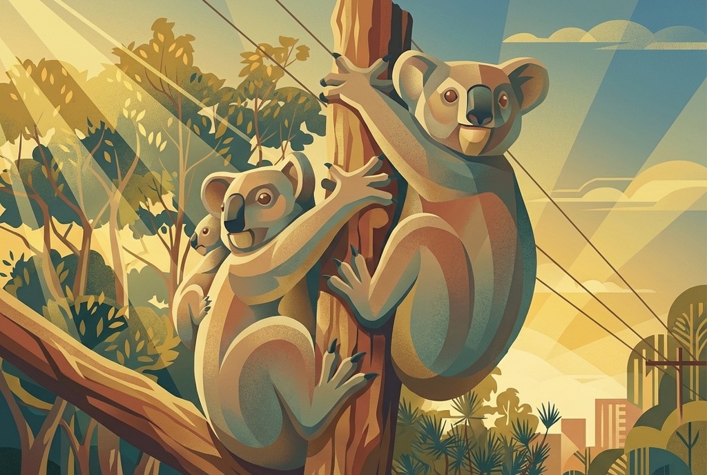 The Big Koala Family