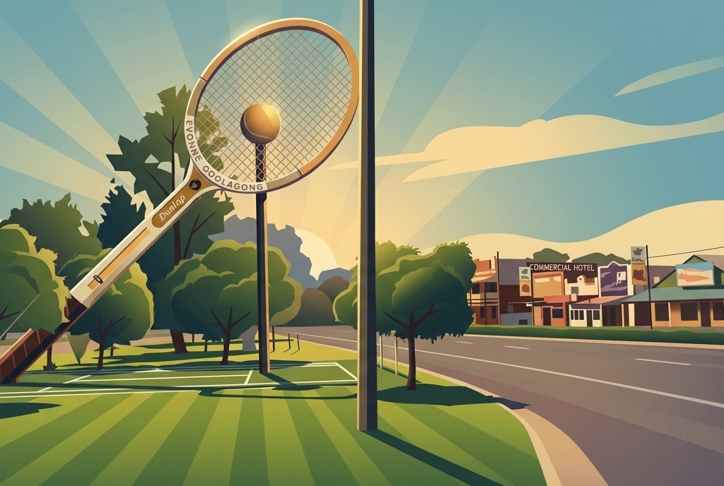 The Big Tennis Racquet